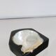 Ashtray, resin and mother-of-pearl inclusions, in the style of Jean Claude Dresse, 1970, vintage