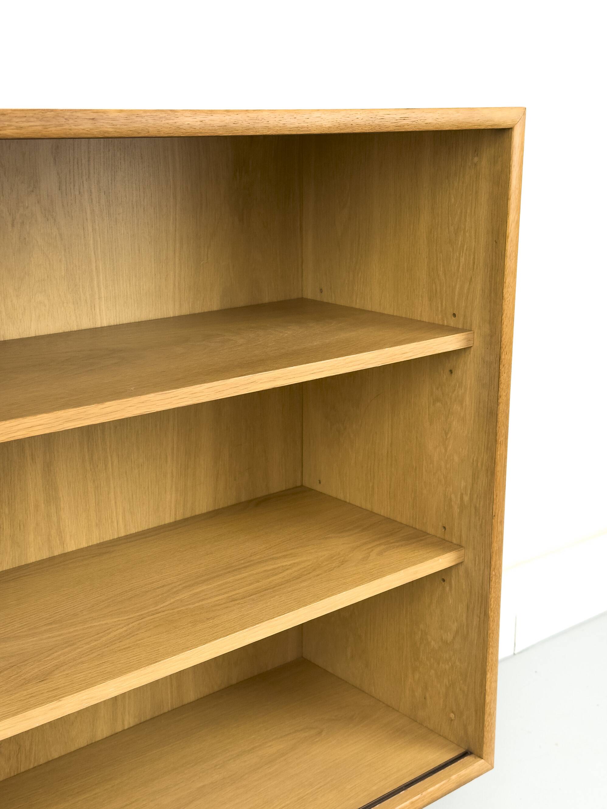 Oak Cabinet with One Sliding Door from WK Möbel, 1960s