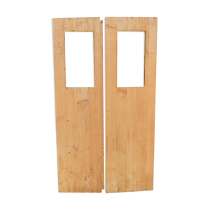 Paire de portes bois