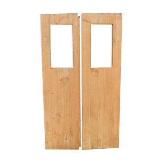 Paire de portes bois