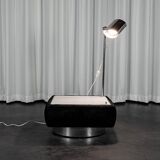 Set of 2 side tables with integrated lamp