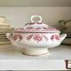 BFK pink ironstone tureen, "Fruits" service