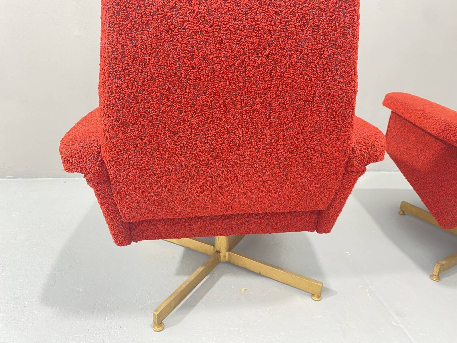 Pair of Vintage Swivel Armchairs from Up Zavody, 1970s