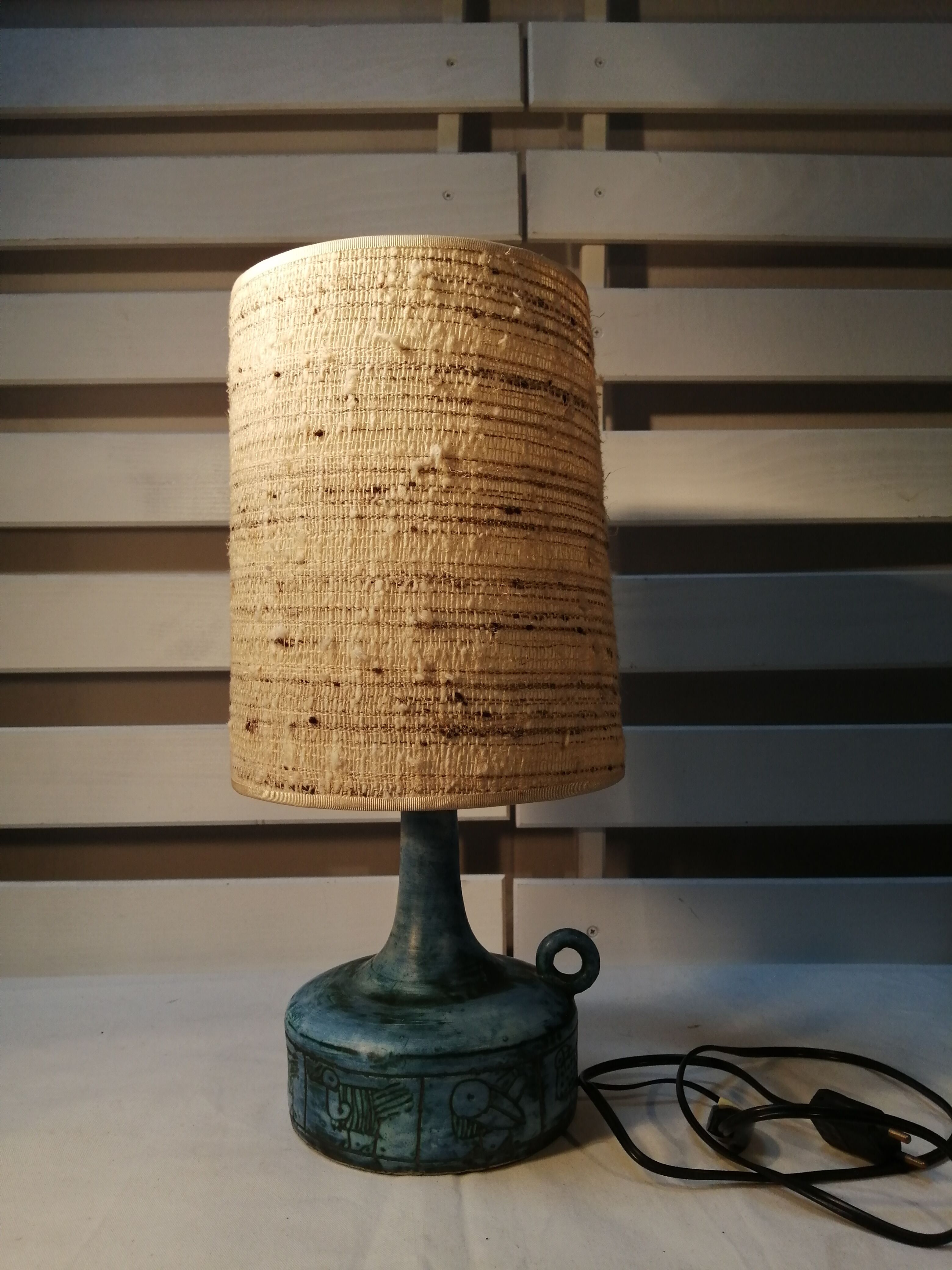 Jacques Blin ceramic table lamp 50/60