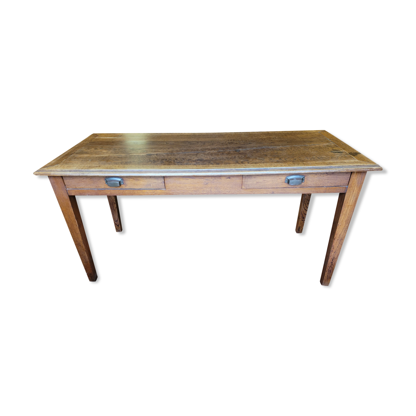 Antique oak farmhouse table