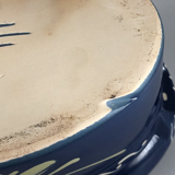 Terrine oval alsace Baeckeoffe blue