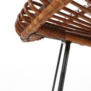 Pair of rattan Lounge Armchairs, 1960s