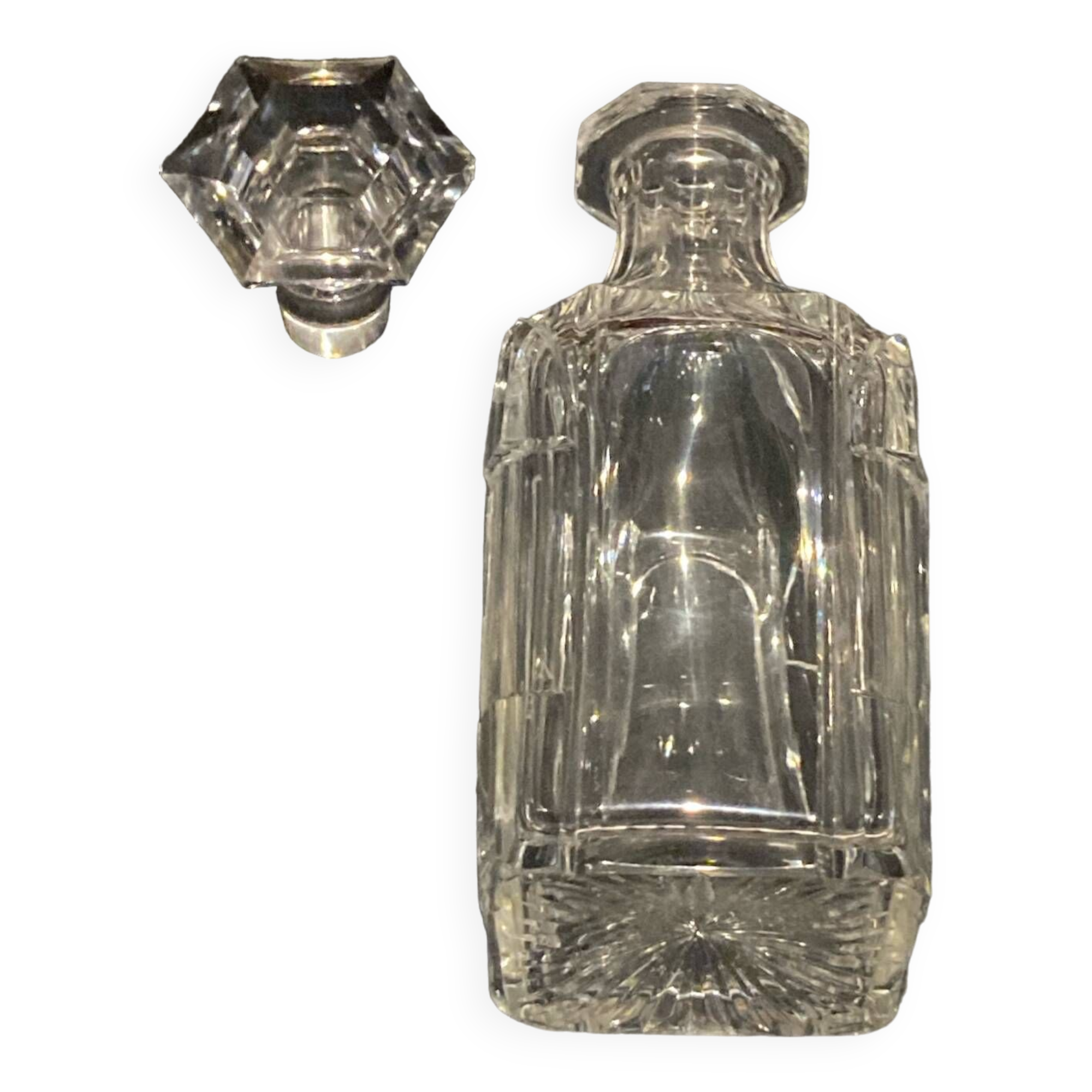 Small whisky crystal carafe