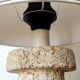 Brutalist stone lamp in Tormos style, circa 1970.