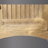 Small chest of drawers in solid oak white lead Art Nouveau style