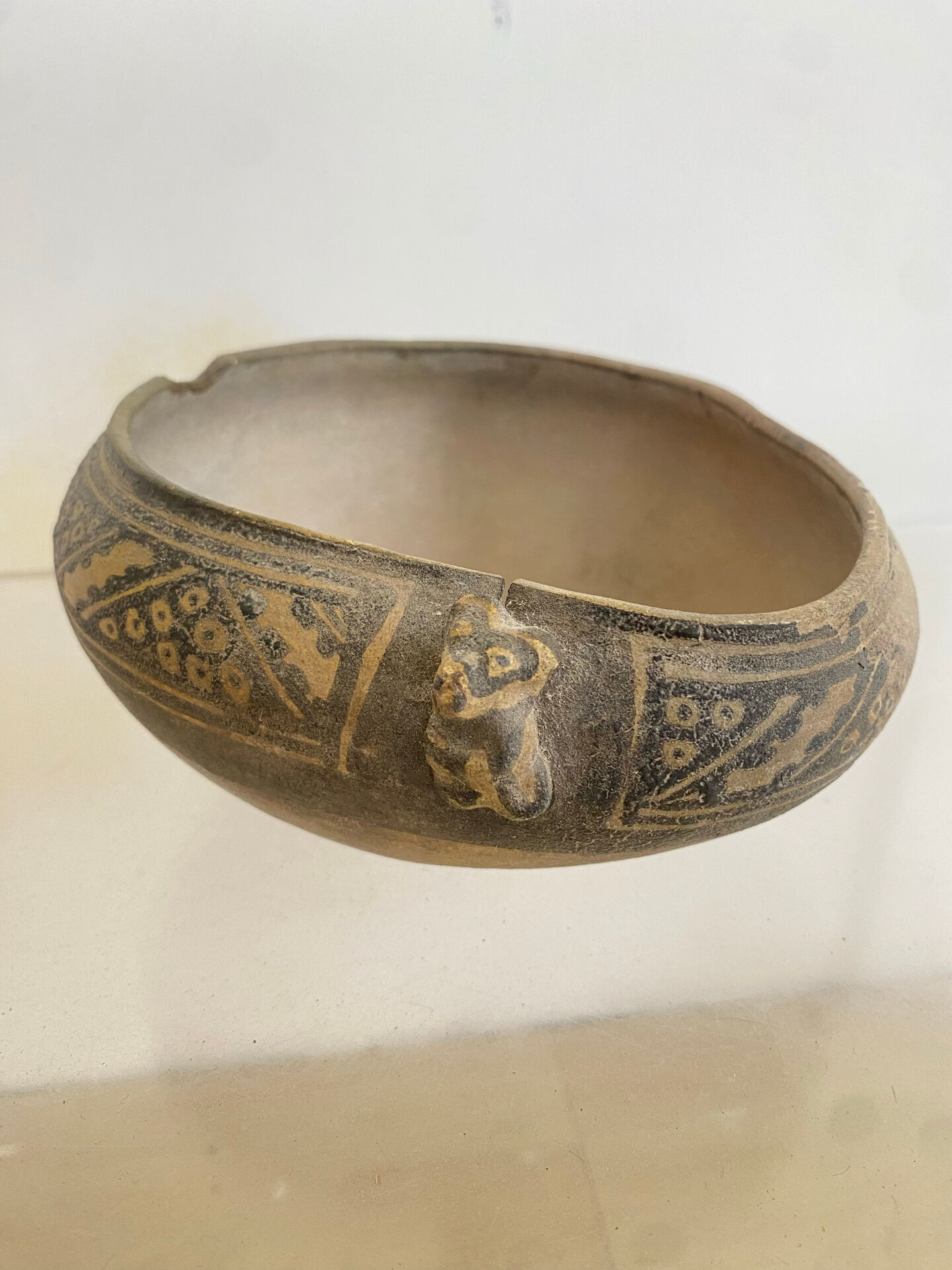 Peruvian archaeological bowl