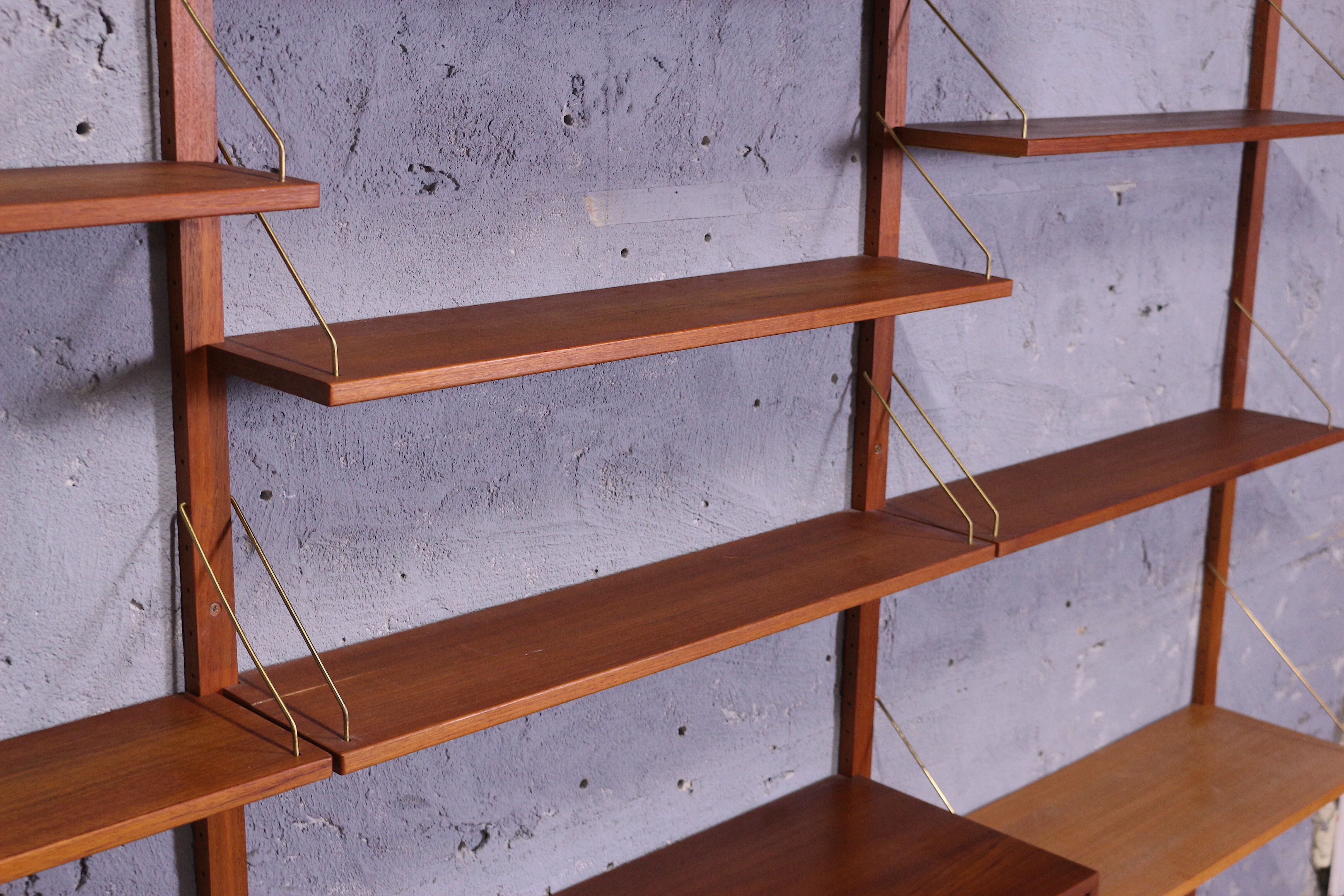 Mid century wall unit by Tørbjorn Afdal for Bruksbo, Norway 1960's