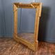 Antique French Napoleon III mirror with gold-coloured frame