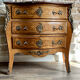 Chest of drawers in marquetry nineteenth