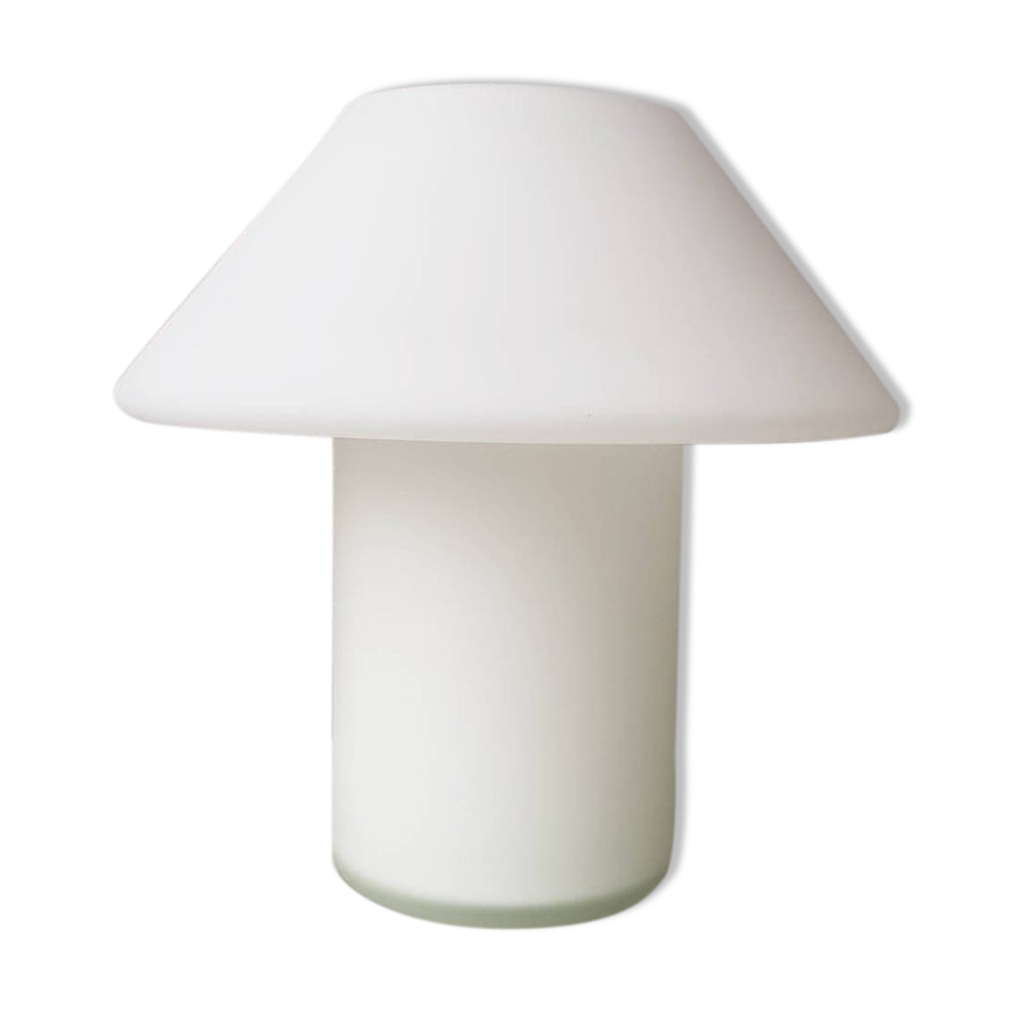 Lampe de table champignon de verre Hala Zeist années 80
