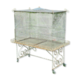 Aviary bird cage wrought iron 20th