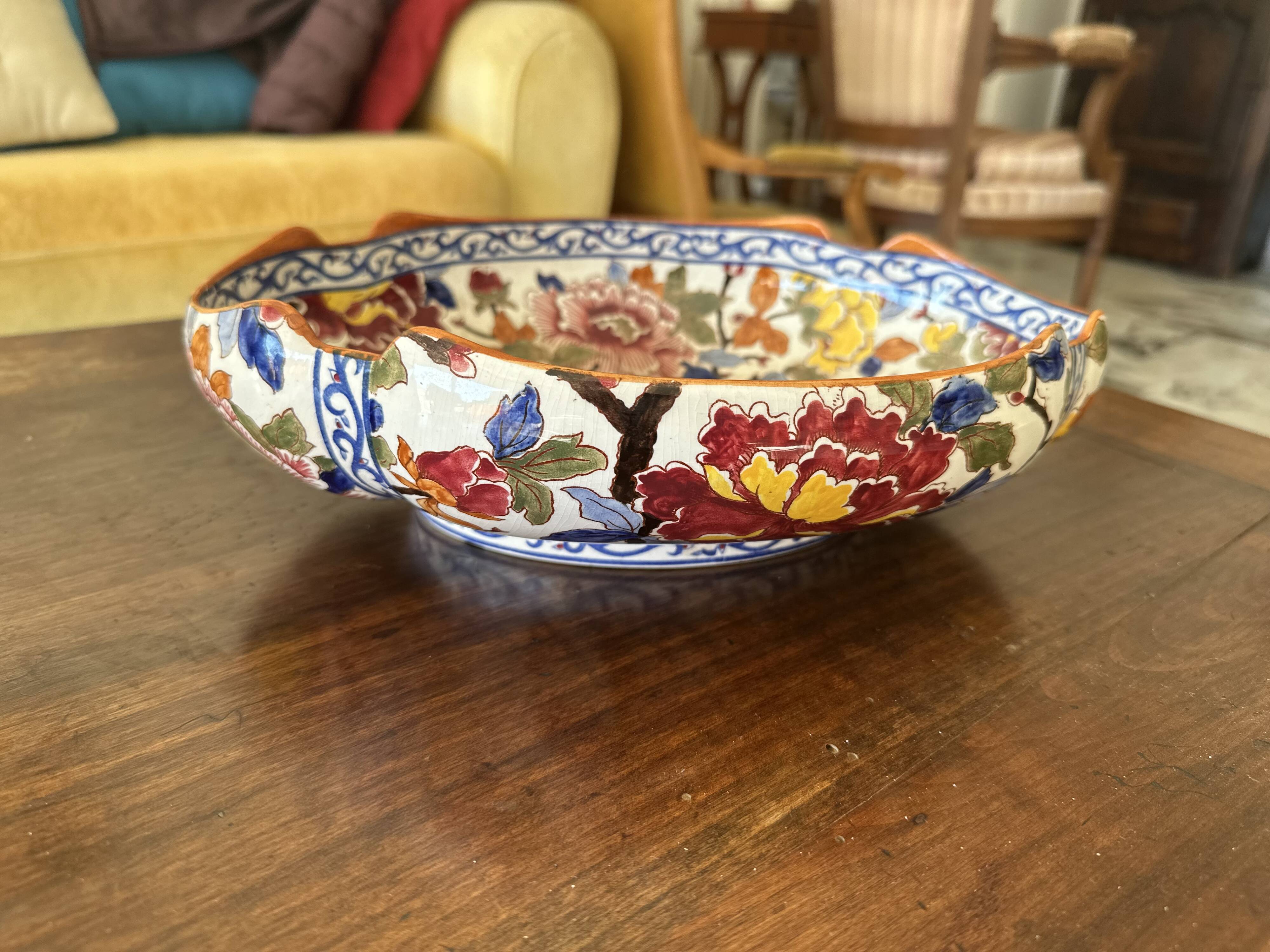 Plate Gien Floral Decor