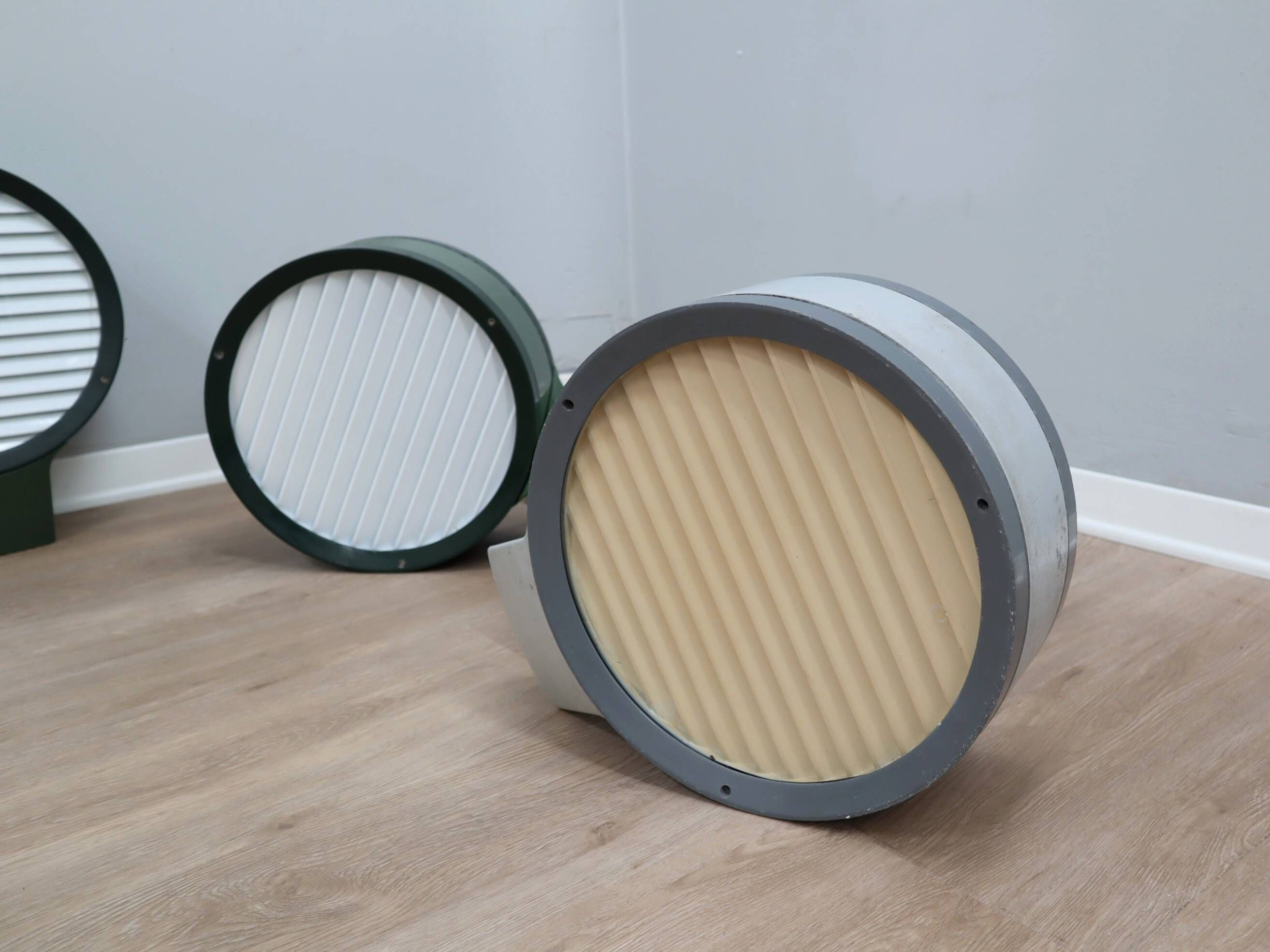Set of 4 "Tamburo" wall lamps Afra & Tobia Scarpa, FLOS 1960s
