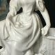 Vase Subject White Porcelain Young Woman at the Chicken