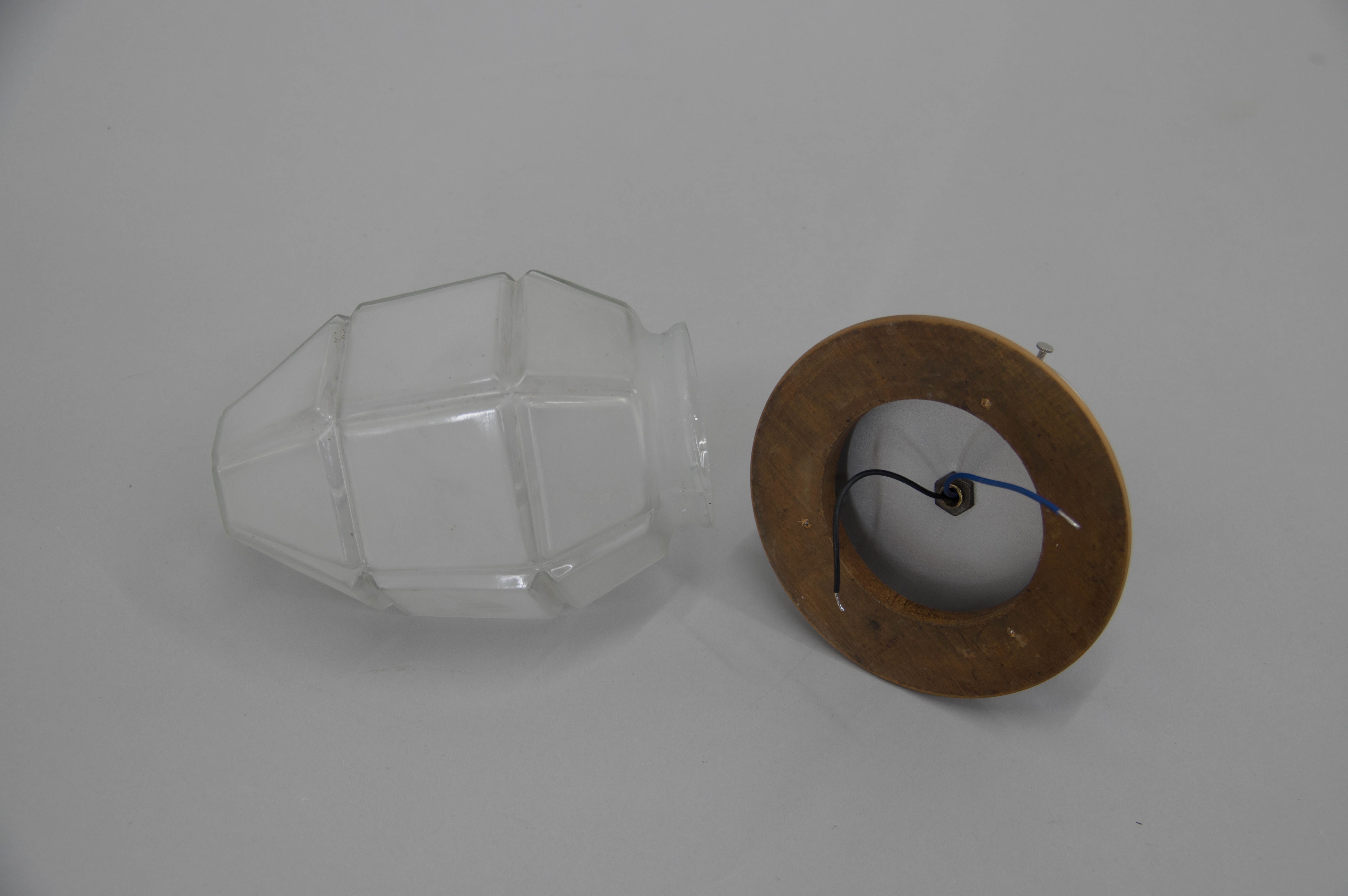 Restored 1910s pendant light