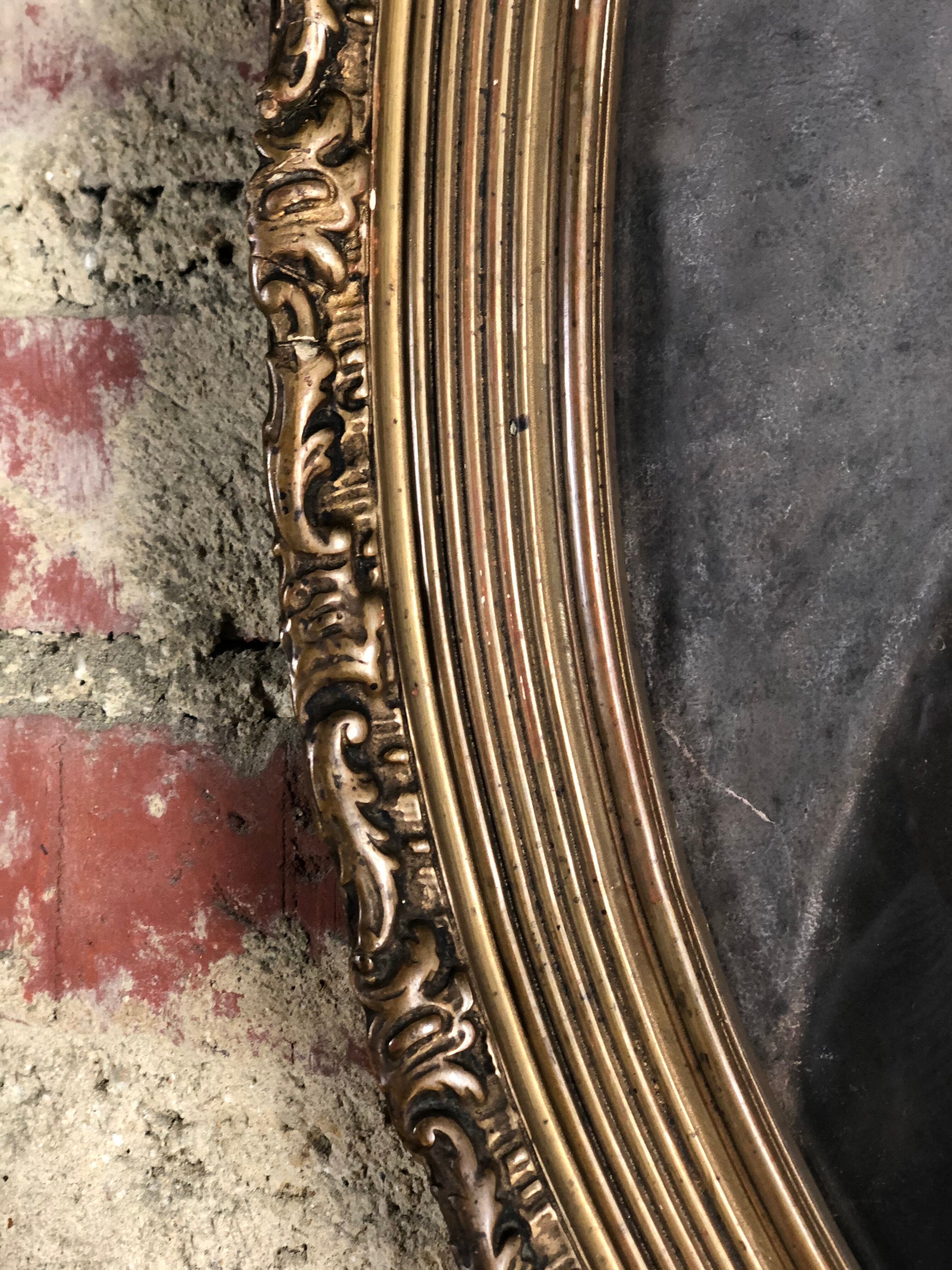 Pastel on paper "Portrait of the Gentleman" framed under glass XIX em