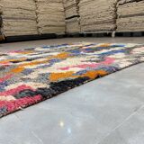 Tapis laine multicolore berbère 195x305cm