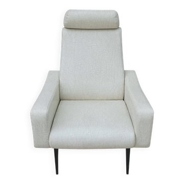Fauteuil BEKA vintage en simili cuir