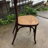 6 caned bistro chairs by Fischer