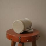 Pichet en grès vintage vase à anse décoration campagne scandinave fabrication artisanale céramique