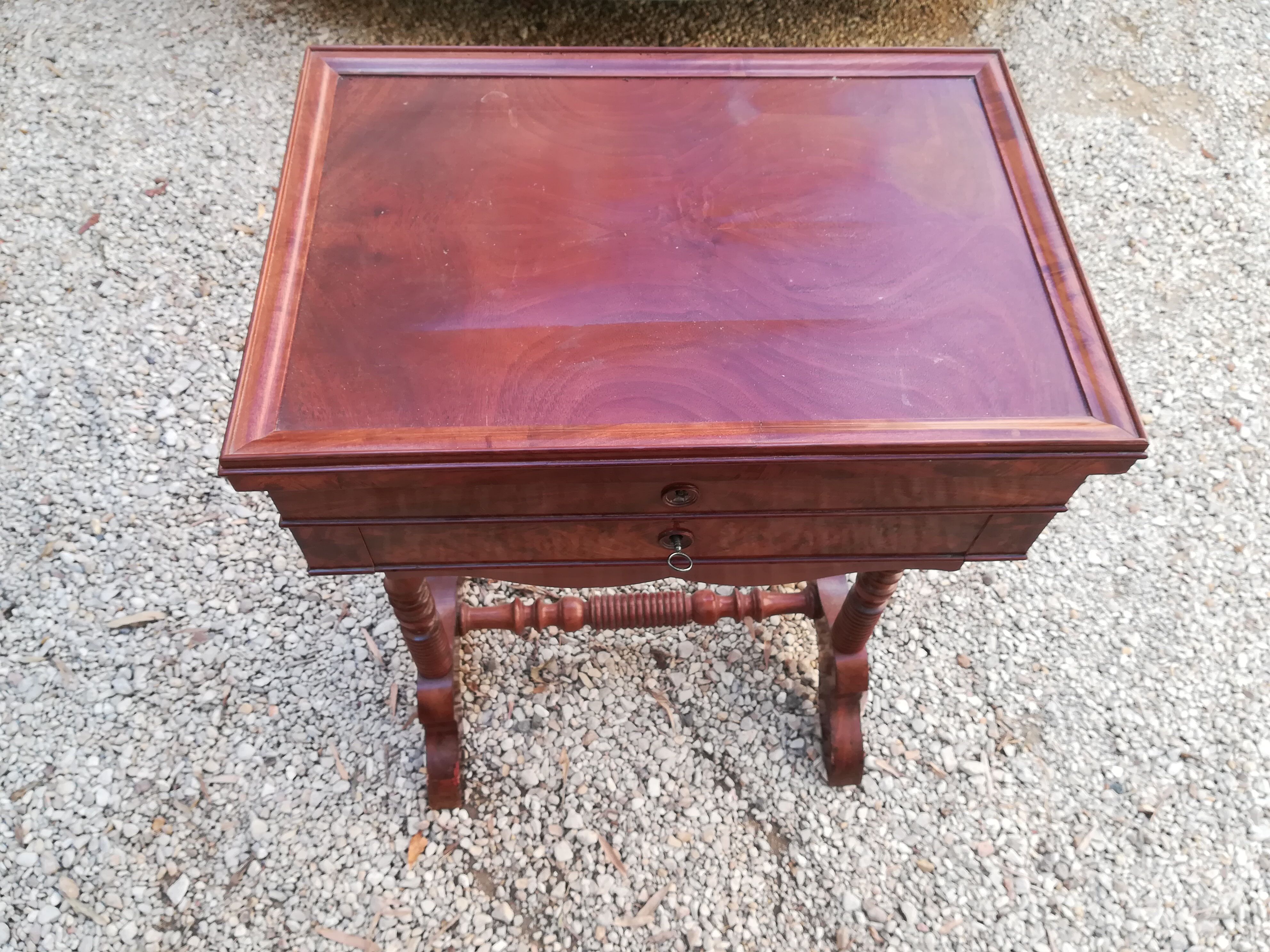 19th century mahogany worker