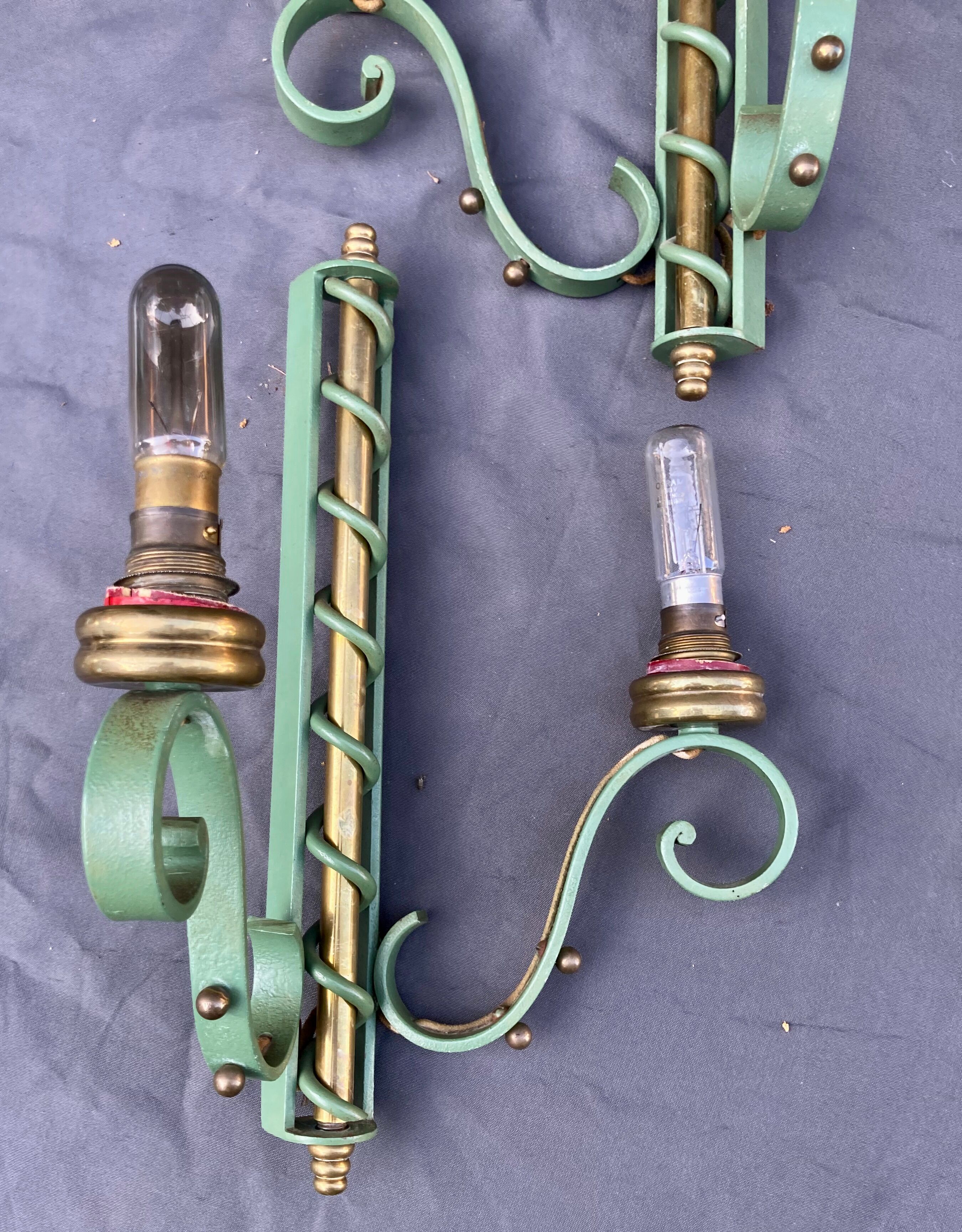 Pair of wall lamps 1940/1950