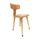 Chaise d'école en bois, Hollant 1960