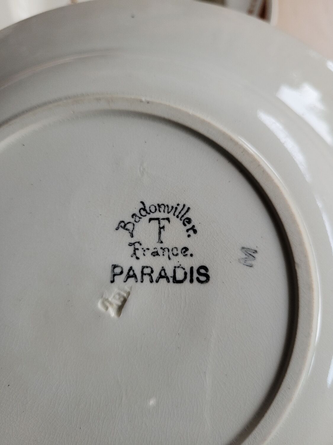 Two hollow plates Paradis de Badonviller