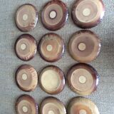 Series of 12 flat plates