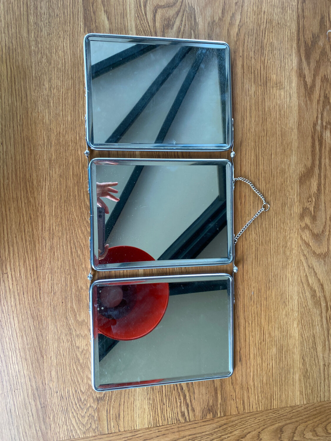 Vintage barber mirror