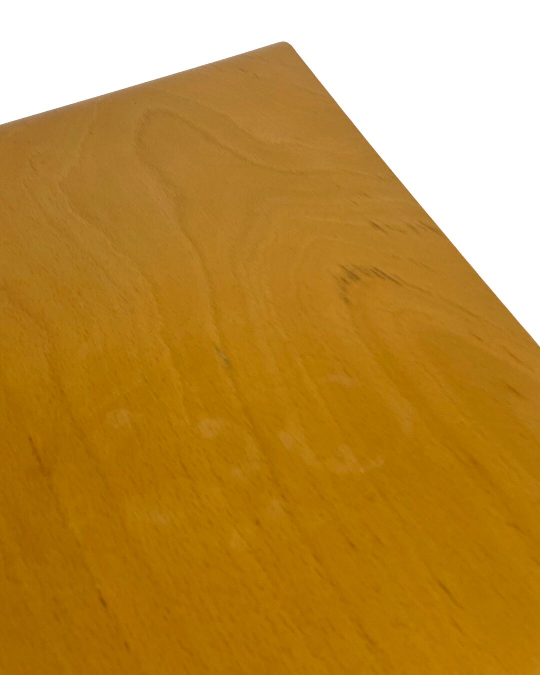 Table d’angle en bois courbé moderne du milieu du siècle années 1970