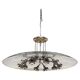 Chandelier in glass and brass attributed to Pietro Chiesa for Fontana Arte, 1940s.