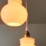 Vintage globe suspension