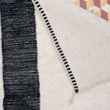 Berber rug in natural wool