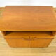 Meuble bas vintage en orme 1970 / 1980