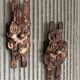 Set of raw expressive wall sconces by Francesco Pasinato