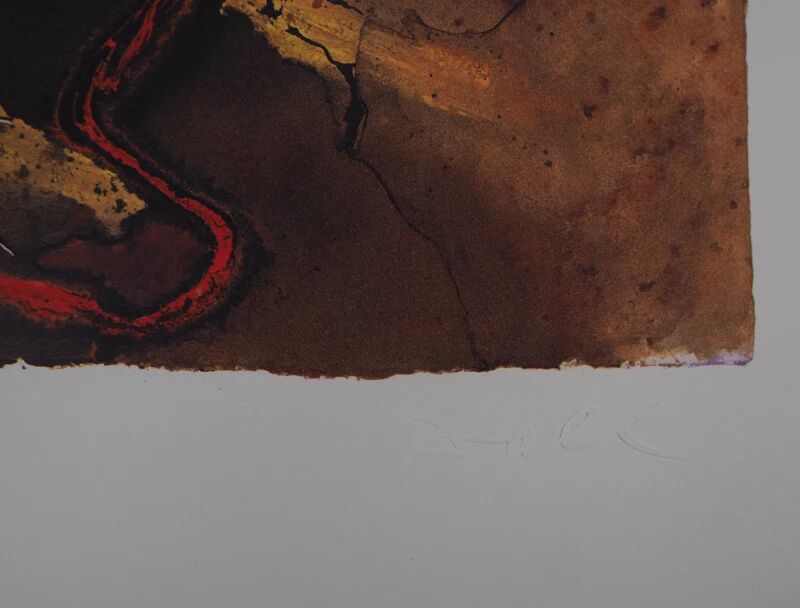 Salvador Dali: Auvergne, SNCF (Suite Papillon small model), signed original lithograph