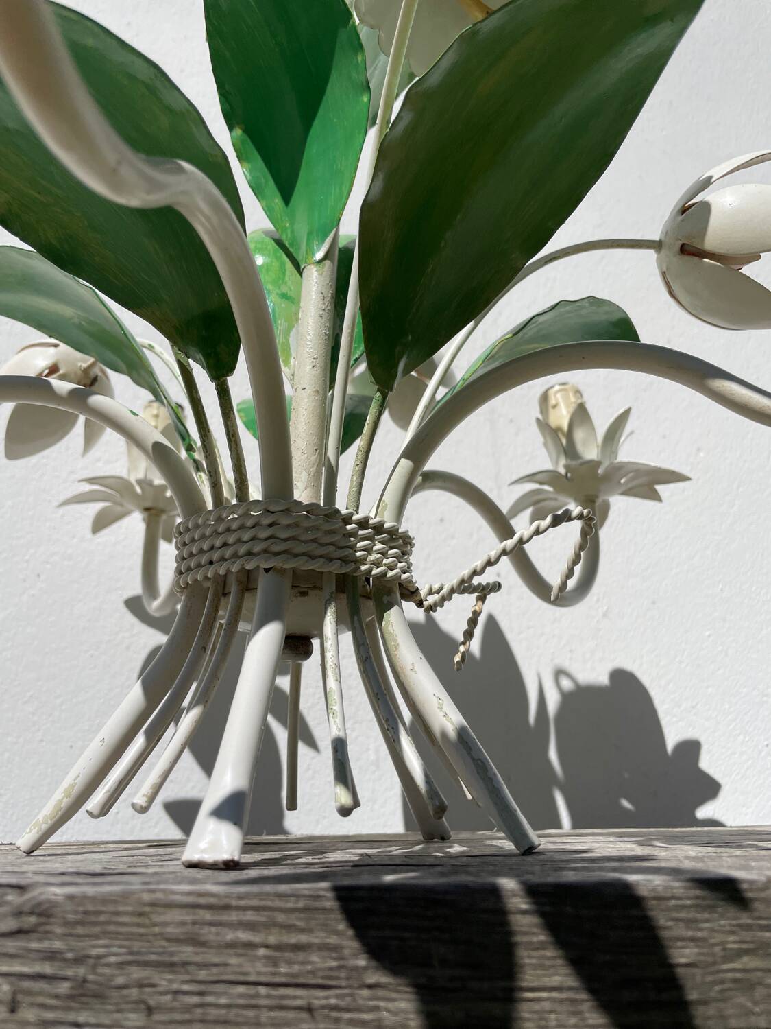 Metal flower bouquet ceiling chandelier