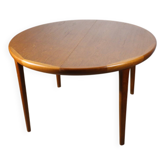 VV Mobler Spottrup Scandinavian extendable teak table, 1960