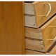 Commode vintage 1950 pieds compas
