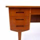 Bureau en teck, Danemark, années 1960.