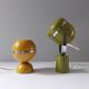 Set of vintage 70s table lamps