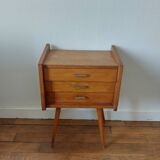 Compass feet bedside table