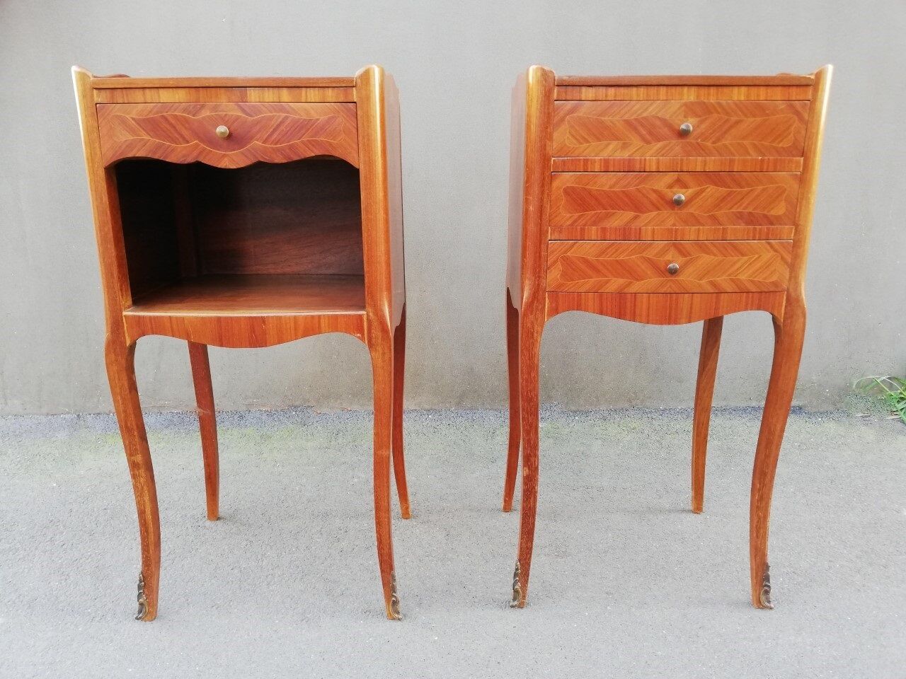 Paire de chevets e style Louis XV