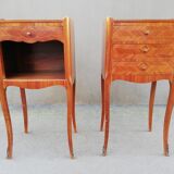 Paire de chevets e style Louis XV